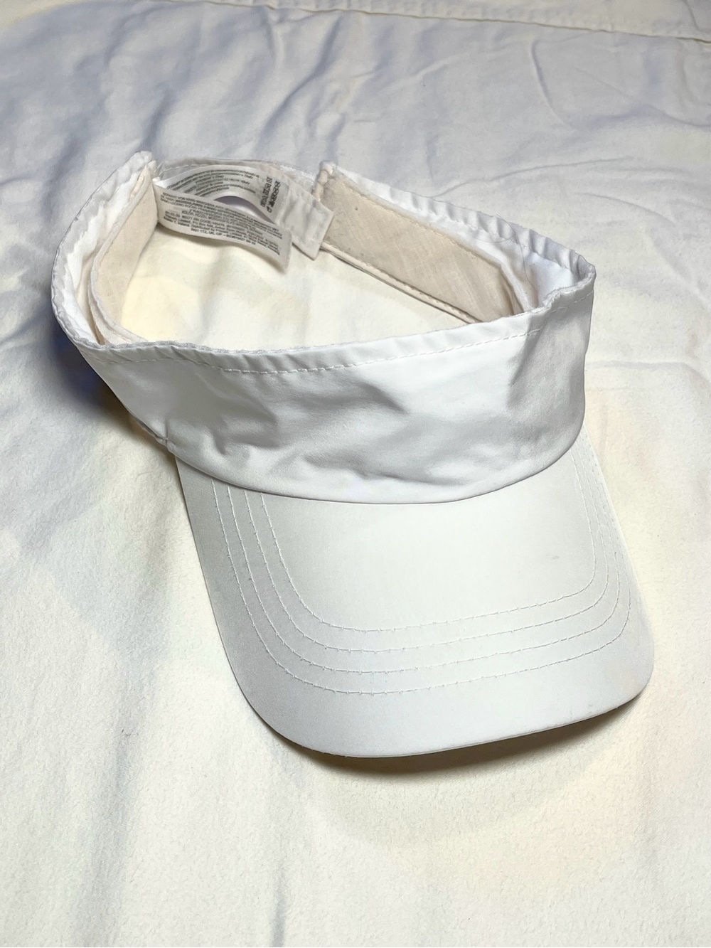 Primark White Sports Visor (Unisex- one size fits all)